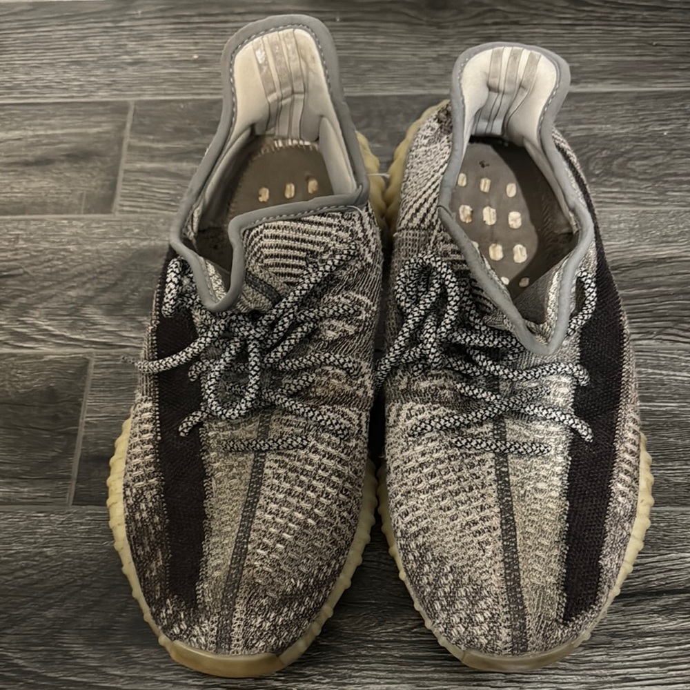 Gray and Black shoe